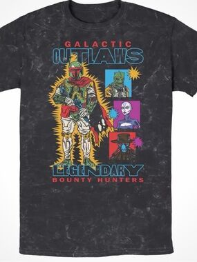 Nwot Boba Fett and Bounty Hunters T-Shirt for Adults - Star Wars - Exclusive L
